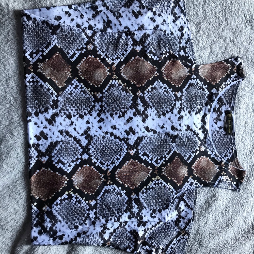 Snake Print Tank Dress